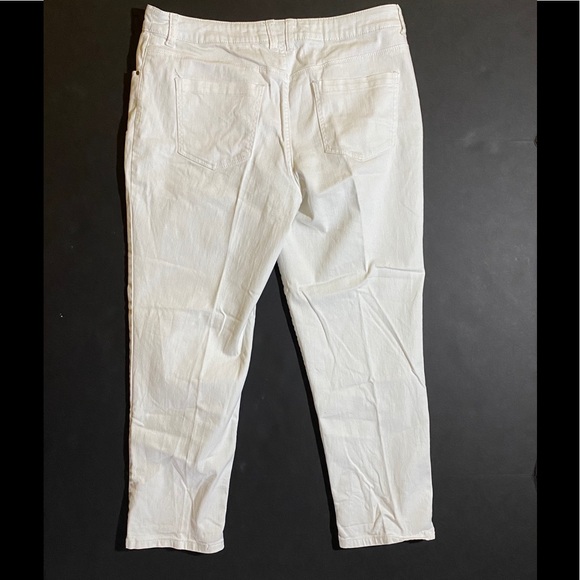 Chico's Jeans Chicos Platinum White Skimmer Jeans Poshmark